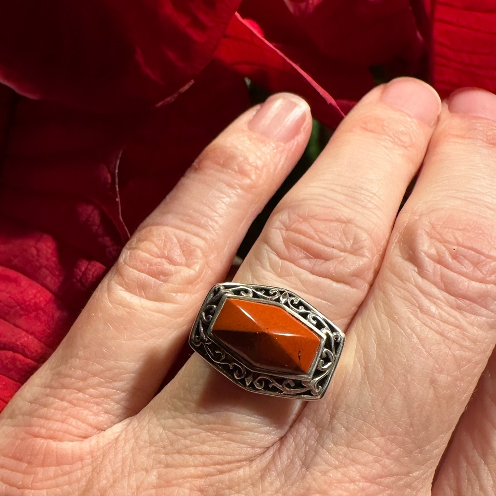 Red Jasper Ring